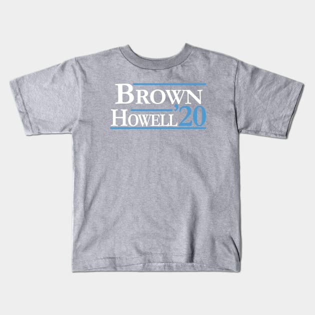 Mac Brown For President Kids T-Shirt by Parkeit